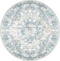 Vloerkleed Viola Blue - Rond ø160 cm