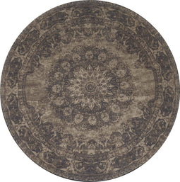 Vloerkleed Viola Green - Rond ø120 cm