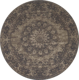 Vloerkleed Viola Green - Rond ø160 cm
