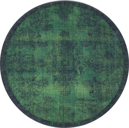 Vloerkleed Yves Rond Groen ø120 cm