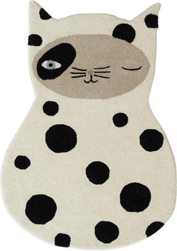 Vloerkleed Zorro Cat - voor de kinderkamer of babykamer - OYOY
