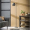 Vloerlamp 1L verstelbare metalen kap - Charcoal