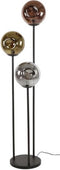 Vloerlamp 3x Ø25 stellar - Artic zwart