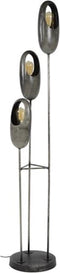 Vloerlamp Codex 3 lampen - Oud zilver