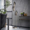 Vloerlamp Codex 3 lampen - Oud zilver