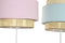Vloerlamp DKD Home Decor 38 x 38 x 154 cm Roze Metaal Groen 220 V 50 W (2 Stuks)