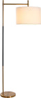 Vloerlamp DKD Home Decor 76 x 43 x 169 cm Zwart Gouden Metaal 220 V 50 W