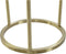 Vloerlamp DKD Home Decor Gouden Metaal Polyester Linnen Wit Glam (43,5 x 40 x 154 cm)
