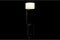 Vloerlamp DKD Home Decor Gouden Metaal Polyester Linnen Wit Glam (43,5 x 40 x 154 cm)