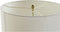 Vloerlamp DKD Home Decor Gouden Metaal Polyester Linnen Wit Glam (43,5 x 40 x 154 cm)
