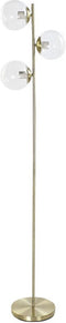 Vloerlamp DKD Home Decor Kristal Gouden Metaal Transparant Glam (35 x 25 x 167 cm)