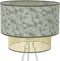 Vloerlamp DKD Home Decor Metaal Polyester Wit Groen 220 V 50 W (40 x 40 x 129 cm)