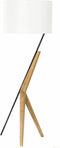 Vloerlamp DKD Home Decor Wit Bruin Zwart Metaal Ek 50 W 220 V 54 x 52 x 145 cm