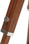 Vloerlamp driepoot 165 cm massief mangohout