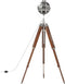Vloerlamp driepoot 165 cm massief mangohout