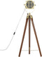Vloerlamp driepoot 97 cm massief mangohout