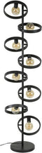 Vloerlamp Hover 8 lampen - Charcoal