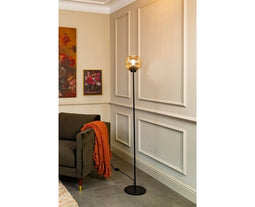 Vloerlamp Magic Mirror 1-lichts - Smoke glas | BY-OLAF