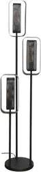 Vloerlamp Mesh rotate 3 lampen - Artic zwart
