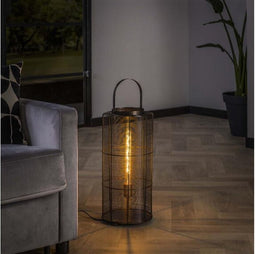 Vloerlamp reach L - Zwart nikkel