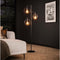 Vloerlamp Ring 3 lampen - Charcoal