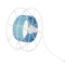 Vloerlamp SPOOL Wit Blauw / Geen