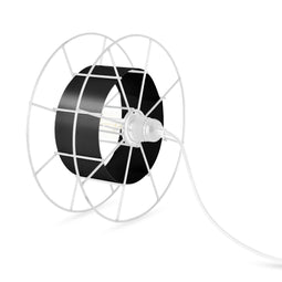 Vloerlamp SPOOL Wit Zwart / Geen