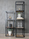 Vloerlamp Vintage - Staande lamp - 160 cm - Mangohout - Metaal