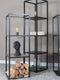 Vloerlamp Vintage Zwart Mangohout 160 cm