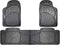 Vloermattenset voor auto Goodyear GOD9023 Universeel Zwart (3 pcs)