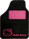Vloermattenset voor auto Hello Kitty KIT3013 Universeel Zwart Roze (4 pcs)