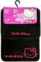 Vloermattenset voor auto Hello Kitty KIT3013 Universeel Zwart Roze (4 pcs)
