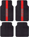 Vloermattenset voor auto Sparco SPC1913RS Universeel Zwart/Rood (4 pcs)