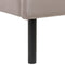 ARETTE - Tweepersoonsbed - Taupe - 160 x 200 cm - Fluweel