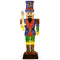 Coast 3D Notenkraker Soldaat - Kerstdecoratie 184 cm - 110 LED Lampjes - Rood wit goud