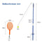 Coast Portable Tetherball Set - 3-fasen hoogte verstelbaar 124-139 cm - met 2 rackets