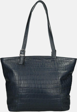 Berba Dames Leren Shopper Laguna 805-313 Navy