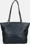 Berba Dames Leren Shopper Laguna 805-313 Navy