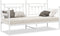 vidaXL - Ligbedframe - Wit - 75x190 - cm - Staal