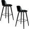 Zuiver Albert Kuip Barkruk 75 cm Zwart - Set van 2