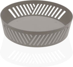 Fruitschaal Versa Grijs Polypropyleen (24,5 x 6,5 x 24,5 cm)