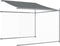 vidaXL - Hondenhok - met - dak - en - deur - 10x2x2 - m - gegalvaniseerd - staal - grijs