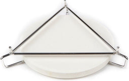 The Bastard - Small - Plate Setter Keramisch met RVS houder - Beige (2 stuks)