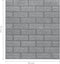 vidaXL - 3D-behang - zelfklevend - 10 - st - bakstenen - antracietkleurig