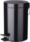 Pedaalemmer 3 liter met bijpassende toiletborstel - RVS - wc / toilet set