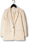 Object Objsigrid L/s Blazer - Klassieke blazer - Omkeerbare hals - Zand - Maat 40