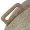 VLUV BOL VELT zitbal 70-75cm - Greige-Melange/Brown