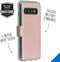 Accezz Hoesje Geschikt voor Samsung Galaxy S10 Hoesje Met Pasjeshouder - Accezz Xtreme Wallet Bookcase - Roze