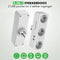 Travelhawk Verdeelstekker - 3 Voudig - 3 AC-aansluitingen 2 USB-poorten - Wit