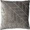 Dutch Decor ELISA - Kussenhoes velvet - 45x45 cm - Wet Weather - grijs - met rits